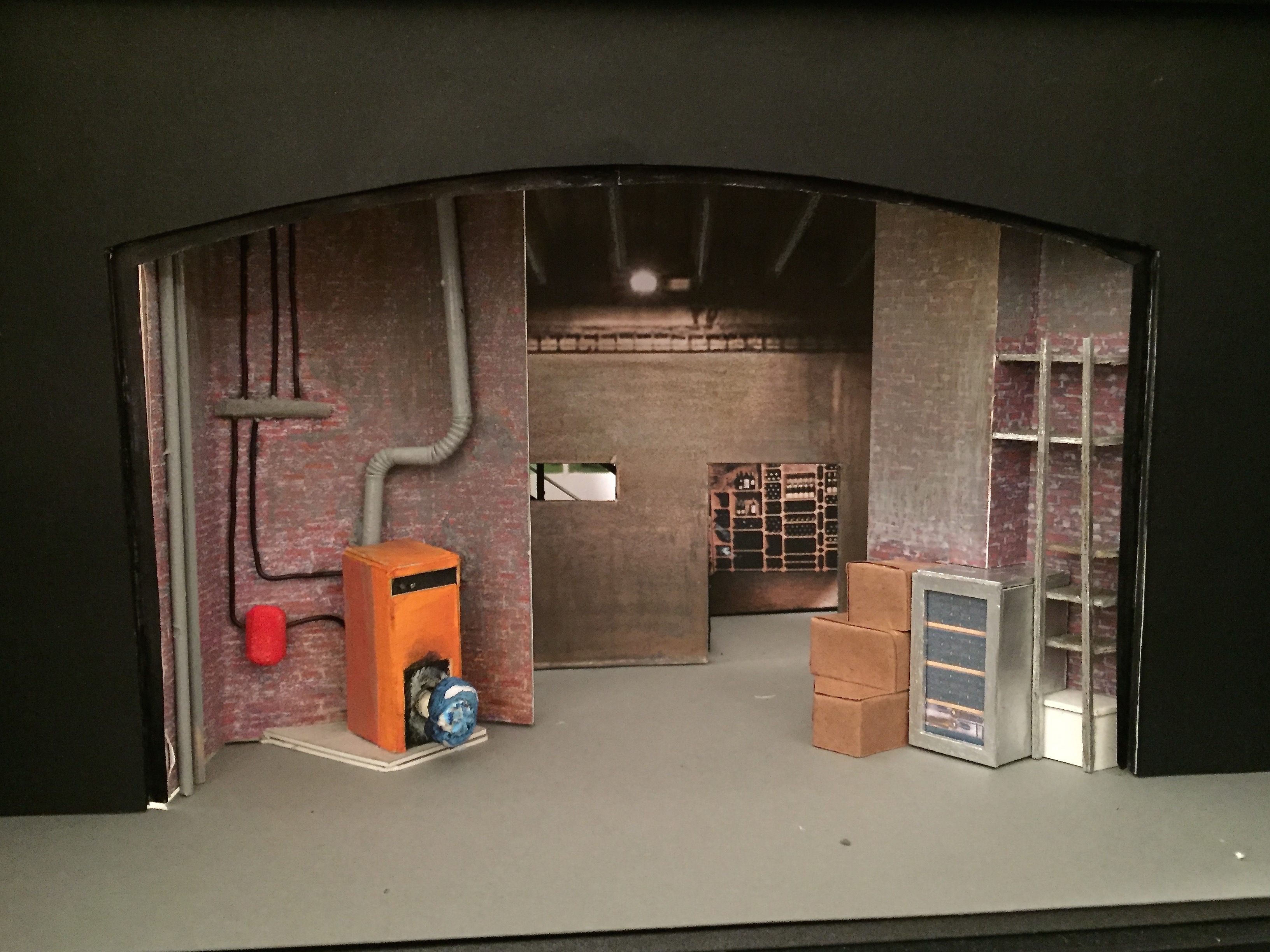 Décor Théâtre 2016 - "À droite à gauche", pièce de Laurent RUQUIER, avec Francis HUSTER et Régis LASPALÈS, au Théâtre des NOUVEAUTÉS (2016) - Paris.